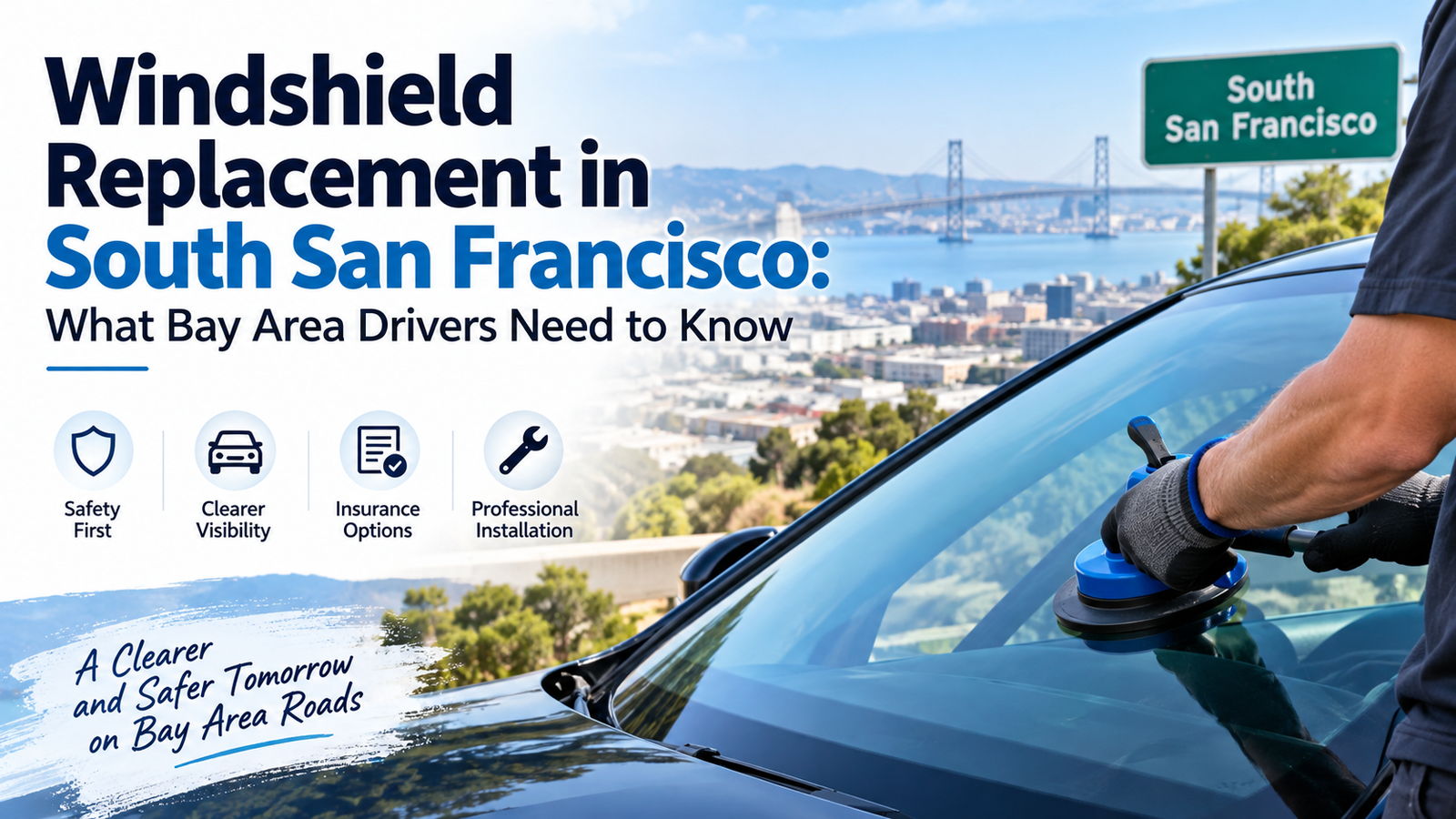 Windshield Replacement in South San Francisco: What Bay Area Drivers Need to Know